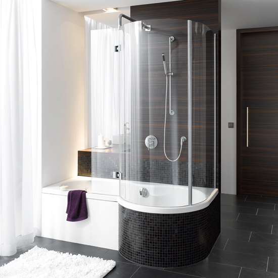 Cora Ronde shower bath from Bette Cora Ronde shower bath from Bette | Shower baths - 10 of the best | shower baths | bathroom ideas | compact bathroom ideas | small bathroom ideas | housetohome
