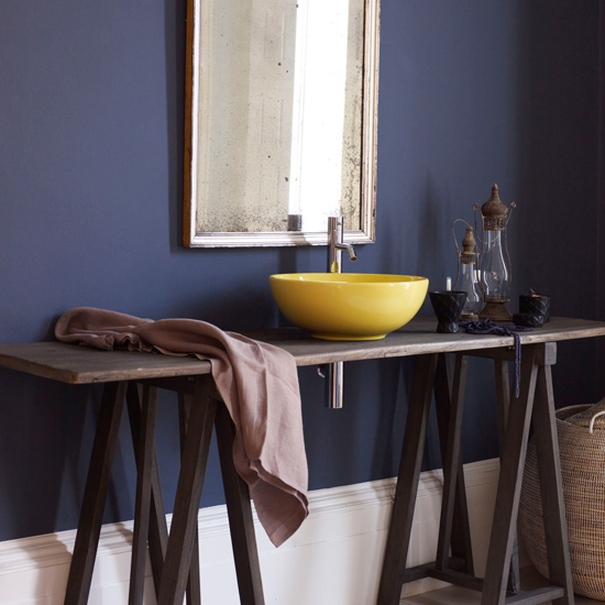 Choose a bright basin Choose a bright basin | Add colour to your bathroom | Easy bathroom ideas | Bathroom | PHOTO GALLERY | Housetohome
