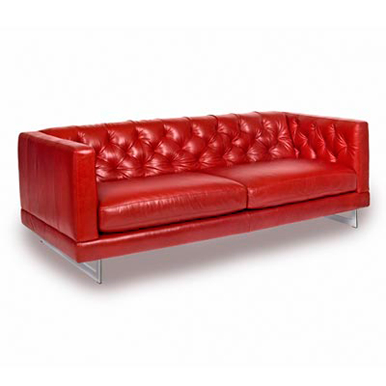 Sicily leather sofa from Darlings of Chelsea | Sofas | Living room furniture | Seating | PHOTO GALLERY | Housetohome.co.uk