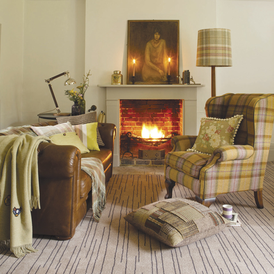 Tonal tweed living room Tweed living room | tone-on-tone decorating | tonal schemes | PHOTO GALLERY | Housetohome