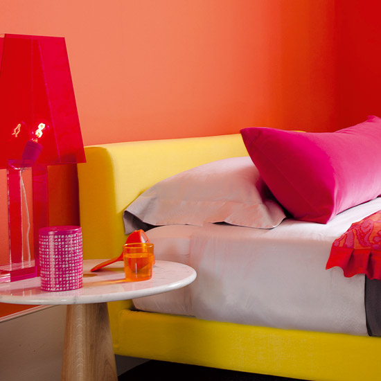 Sunset-coloured bed | Break the colour rules | decorating with colour | decorating tips | PHOTO GALLERY | Housetohome