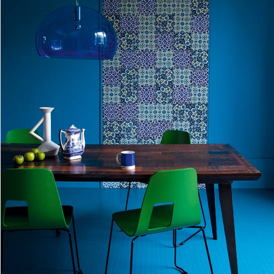 Blue-and-green dining room | Break the colour rules | decorating with colour | decorating tips | PHOTO GALLERY | Housetohome
