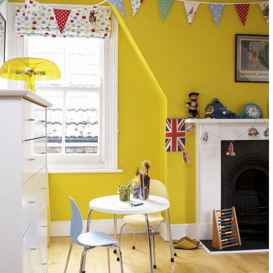 Yellow playroom | Adding colour to a children's room | Decorating with colour | PHOTO GALLERY | Housetohome