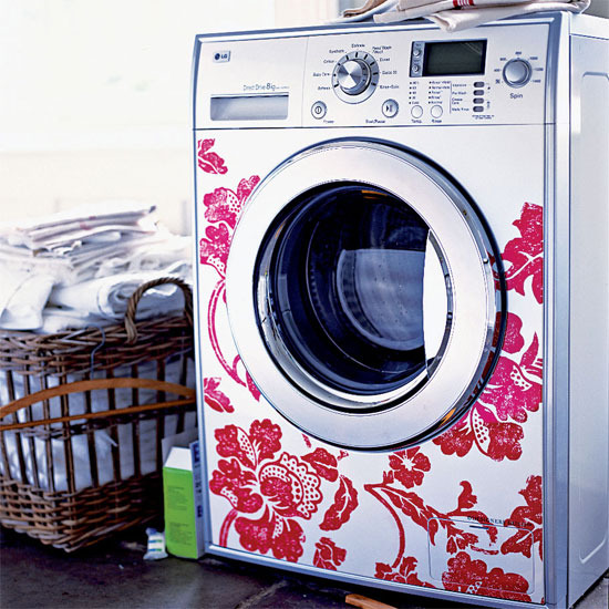 Colourful washing machine | Adding colour to a utility room | Decorating with colour | PHOTO GALLERY | Housetohome