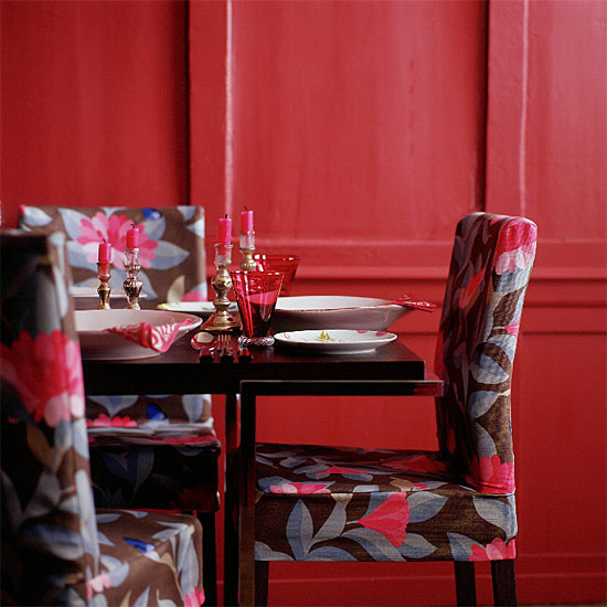 Red dining room Red dining room | Adding colour to a dining room | Decorating with colour | PHOTO GALLERY | Housetohome