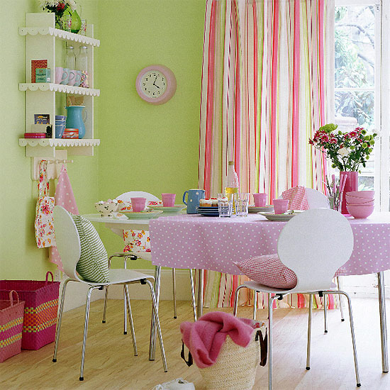 Candy coloured dining room Candy coloured dining room | Adding colour to a dining room | Decorating with colour | PHOTO GALLERY | Housetohome