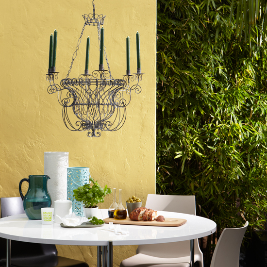 Yellow painted walls | colourful garden ideas | how to add colour to your garden | colour week | housetohome