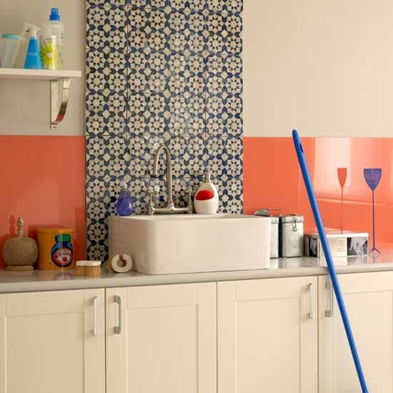 Moroccan-style utility room | Adding colour to a utility room | Decorating with colour | PHOTO GALLERY | Housetohome