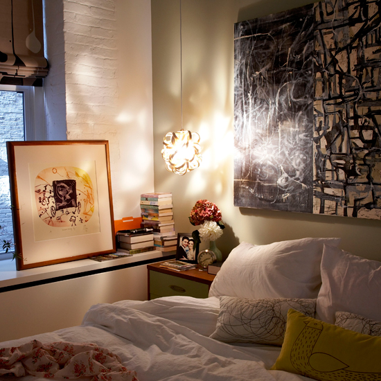 Peaceful bedroom | New York loft apartment house tour | Modern decorating ideas | PHOTO GALLERY | Livingetc | Housetohome