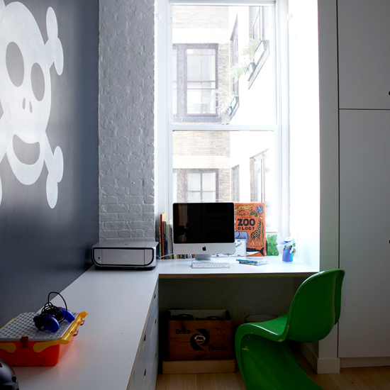 Kids' home office | New York loft apartment house tour | Modern decorating ideas | PHOTO GALLERY | Livingetc | Housetohome