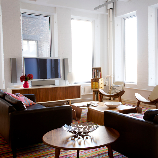 Open-plan living space | New York loft apartment house tour | Modern decorating ideas | PHOTO GALLERY | Livingetc | Housetohome