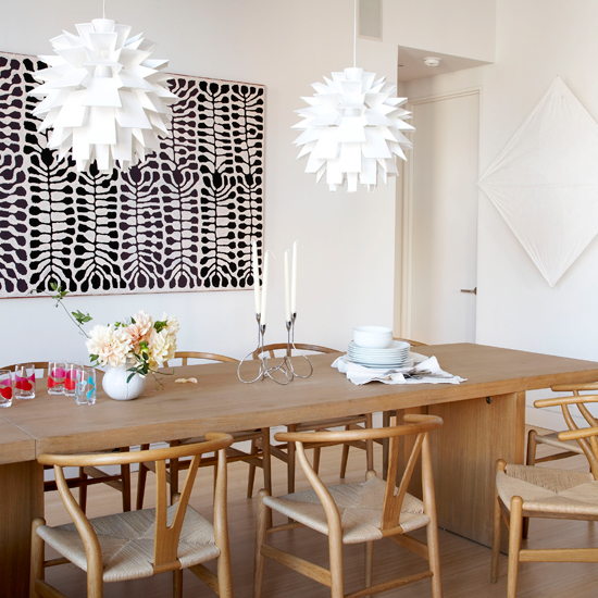 Modern minimalist dining room | New York loft apartment house tour | Modern decorating ideas | PHOTO GALLERY | Livingetc | Housetohome