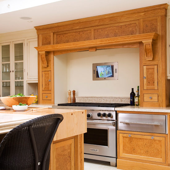 Country kitchen with television | Country kitchens | Kitchen design | PHOTO GALLERY | Housetohome.co.uk