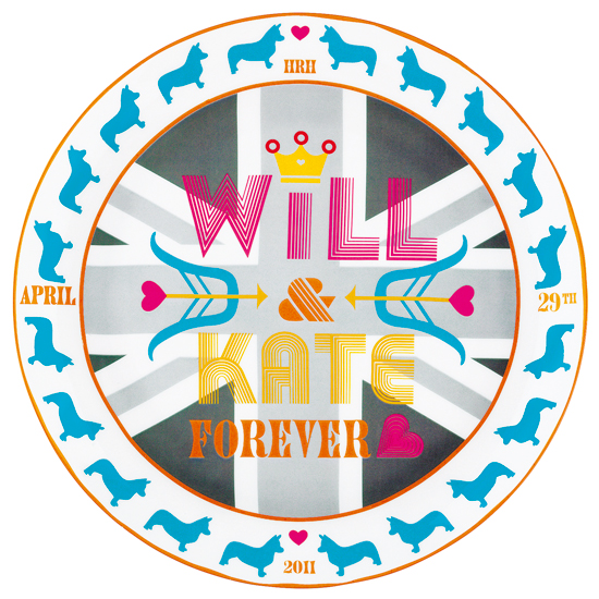 Will & Kate Forever by Jonathan Adler Will & Kate Forever by Jonathan Adler | Royal Wedding plates | Royal Wedding 2010 | Royal Wedding memorabilia | Livingetc Royal Wedding plate auction | PHOTO GALLERY | Housetohome