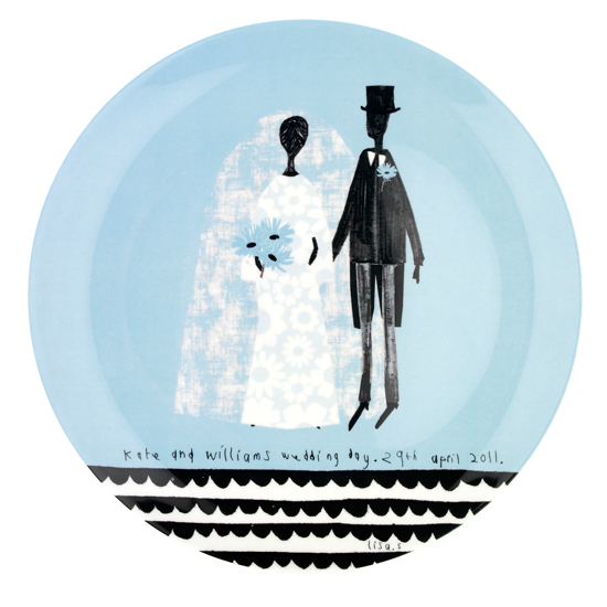 The Bride & Groom by Lisa Stickley The Bride & Groom by Lisa Stickley | Royal Wedding plates | Royal Wedding 2010 | Royal Wedding memorabilia | Livingetc Royal Wedding plate auction | PHOTO GALLERY | Housetohome