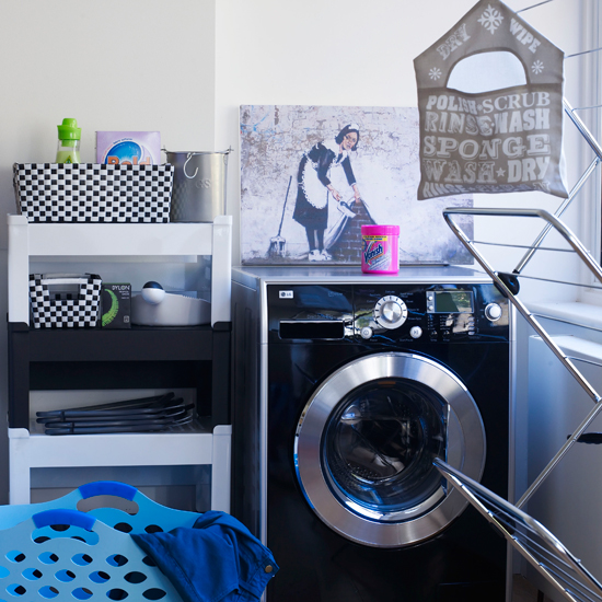Fun and funky Fun and funky | modern utility room ideas | utility room decorating ideas | laundry room ideas | housetohome