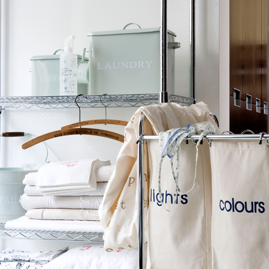 Clean and white laundry room Clean and white laundry room | modern utility room ideas | utility room decorating ideas | laundry room ideas | housetohome