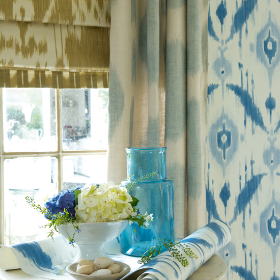 Ikat living room wallpaper Ikat living room wallpaper | Spring decorating trends | Image | Housetohome