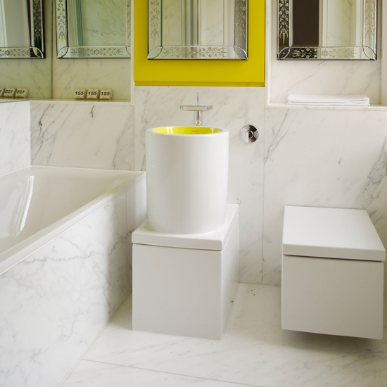 Dramatic marble Marble flooring | Bathroom flooring ideas - 10 of the best | Best bathroom floors | PHOTO GALLERY