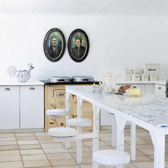 Kitchen | Cool converted farmhouse house tour