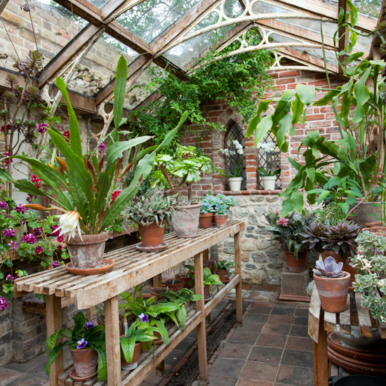 Classic garden greenhouse