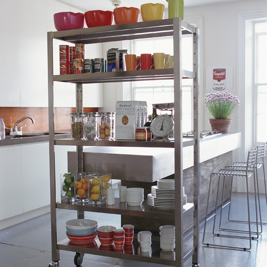 Create a room divider Kitchen divided by shelves | Create the ultimate open-plan kitchen | Open-plan kitchen | PHOTO GALLERY