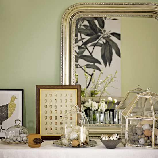 Glass Easter domes | Traditional Easter ideas | Easter decorating ideas | PHOTO GALLERY | Housetohome.co.uk