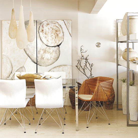 Dining room inspired by nature | Open-plan living | House tour | PHOTO GALLERY | Housetohome