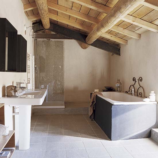 Bathroom   French Provencal barn house tour   housetohome