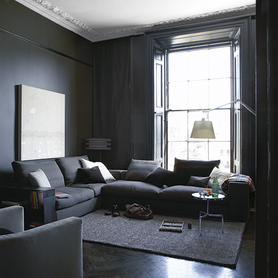 Grey living room | Georgian townhouse | House tour | Real homes | PHOTO GALLERY | Housetohome