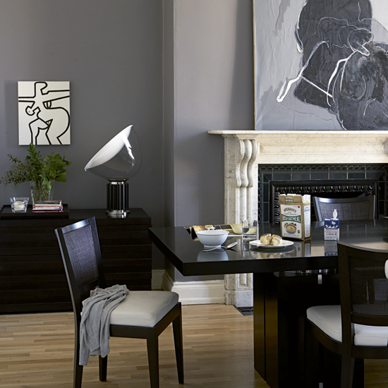 Slate grey dining room | Georgian townhouse | House tour | Real homes | PHOTO GALLERY | Housetohome