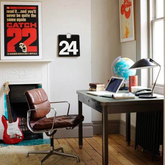 Home office Home office | Renovated Brighton house tour | house tour | Modern decorating ideas | Decorating | PHOTO GALLERY | Livingetc | Housetohome