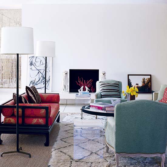 Living room Living room | Contemporary North Carolina home house tour | Modern decorating ideas | House tour | PHOTO GALLERY | Livingetc | Housetohome