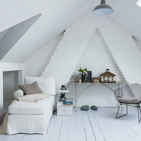 Attic room | Cool, calm renovation house tour