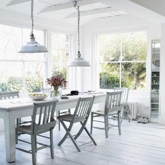 Dining room | Cool, calm renovation house tour