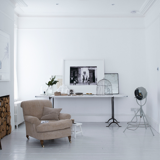 Home office | Cool, calm renovation house tour