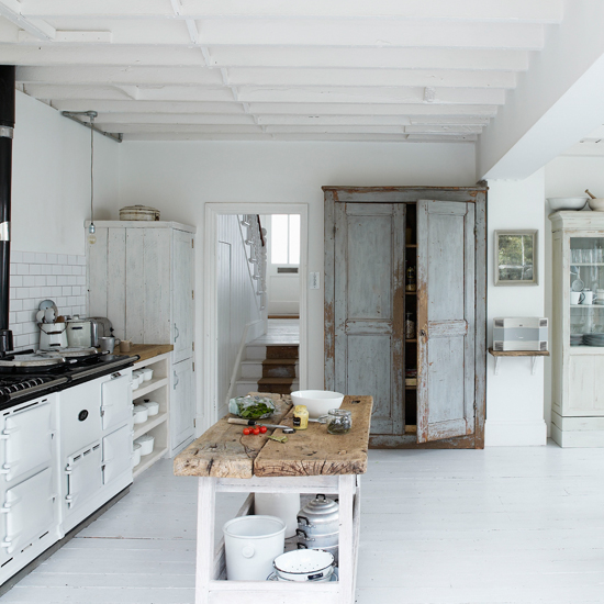Kitchen | Cool, calm renovation house tour