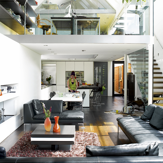 Open-plan living area | Open-plan glass extension | House tour | Modern decorating ideas | PHOTO GALLERY | Housetohome