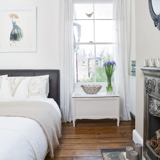 Classic white bedroom