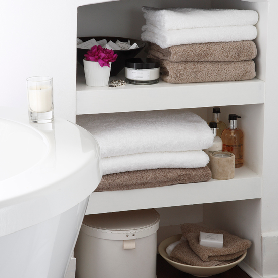 Small storage area | bathroom shelving ideas | 10 of the best bathroom shelving ideas | bathroom storage ideas | housetohome