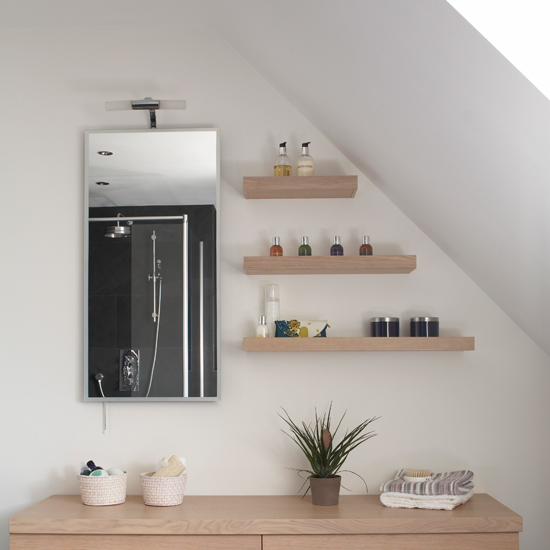 Attic bathroom storage | bathroom shelving ideas | 10 of the best bathroom shelving ideas | bathroom storage ideas | housetohome