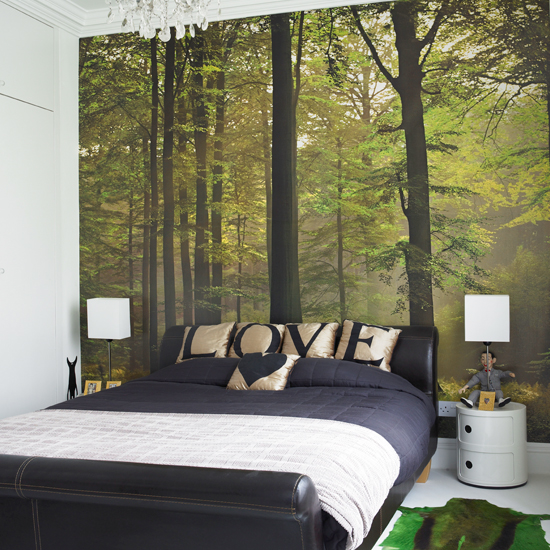 Guest bedroom Master bedroom | Playful Eighties house tour