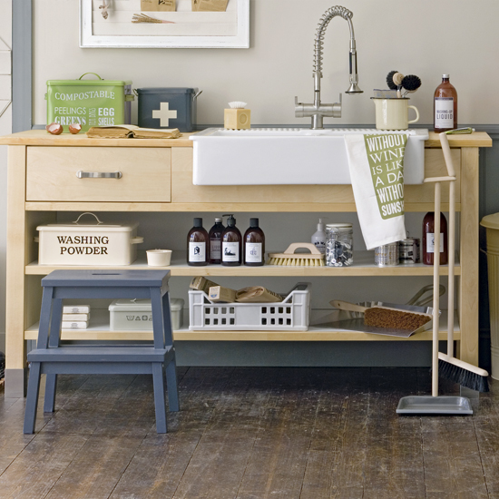 Go for an all-purpose storage unit Utility room sink unit | Utility room | Utility room storage solutions | PHOTO GALLERY | Housetohome