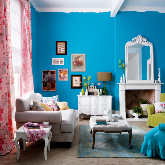 Saturated colour | 10 ways to give your living room personality | family living room ideas | living room decorating ideas | living room | housetohome