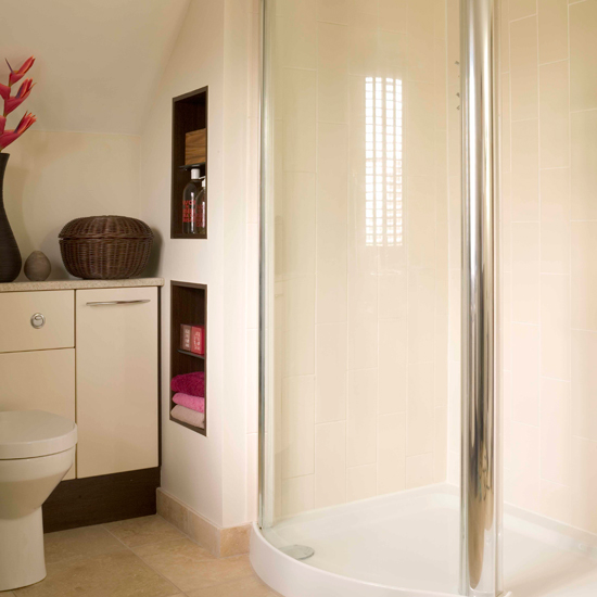 Create storage in the walls Small bathroom with wall storage | Storage solutions for small spaces | Small space designs | PHOTO GALLERY | Housetohome