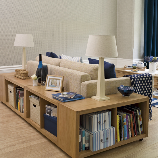 Use storage to divide spaces Small living room storage | Storage solutions for small spaces | Small space designs | PHOTO GALLERY | Housetohome
