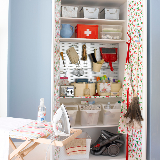 Fit a laundry room in a cupboard Small laundry room cupboard | Storage solutions for small spaces | Small space designs | PHOTO GALLERY | Housetohome