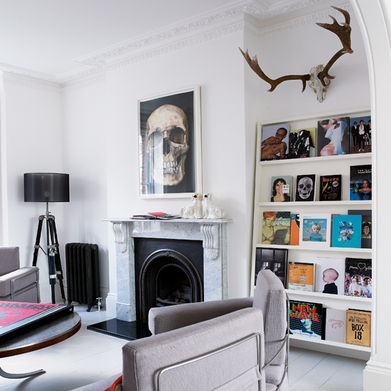Fireplace | Edgy Victorian house tour