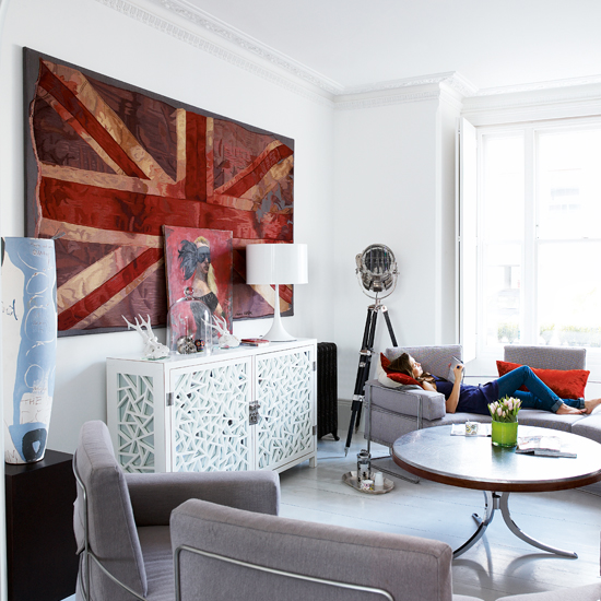 Living-room | Edgy Victorian house tour