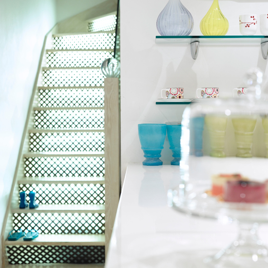 Create a lightshow with illuminated stairs | striking ideas for stairs and hallways | Hallways and stairs ? 10 striking ideas | hallway decorating ideas | housetohome